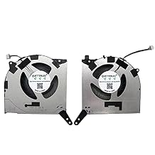 Replacement New Laptop CPU+GPU Cooling Fan for Lenovo Y7000P IAH7/R7000P ARH7 2022 Legion 5 15IAH7H 82RB Legion 5 15ARH7H 82RD Series DFSCL12E06486Q FPN6 DFSCL12E16486Q FPN7 DC12V 1A Fan