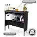 GoBar Portable Bar Table for Events - Pop Up Mobile Bartending Station with Travel Carrying Case - 3 Skirts