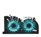 Nuevo y de alta calidad Ventilador de computadora Ventilador de calor, Ventilador de enfriamiento de Gpu, Ventilador de enfriamiento eficiente para computadora portátil, Compatible con MSI GS63VR GS73VR Stealth Pro BS5005HS-