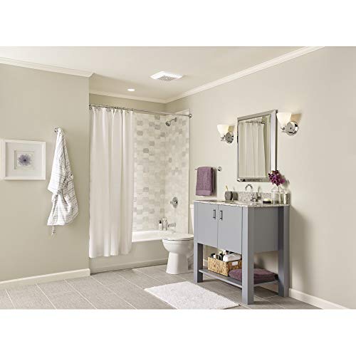 Broan-Nutone 791LEDM InVent Series Single-Speed Fan with LED Light, Ceiling Room-Side Installation Bathroom Exhaust Fan, ENERGY STAR Certified, 1.5 Sones,