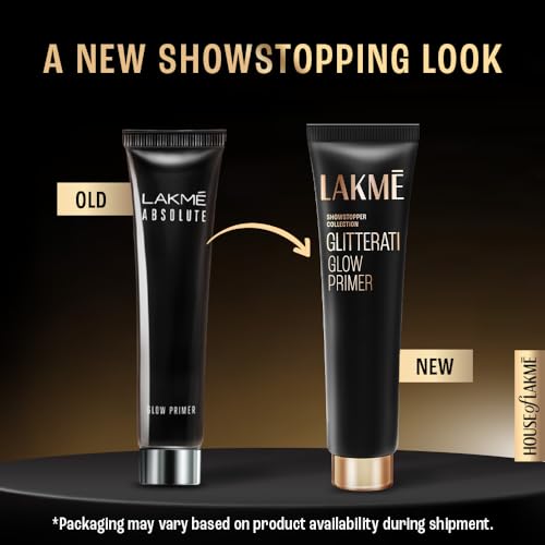 Image of Lakme Unreal Glow Primer, infused with luminescent pearls, lightweight sheer texture, long-lasting makeup (30ml) (Pack of 3)