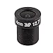 uxcell 4mm M12 x 0.5 F2.0 CCTV Security Camera 85 Angle Fixed IR Board Lens