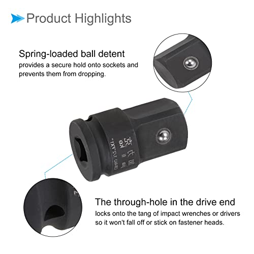 Adaptateur de douille pour tournevis à percussion et clé mécanique - 5