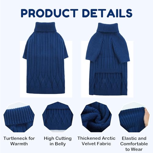 Pull de Noël pour chien de taille XXL vêtement festif chaud - 3