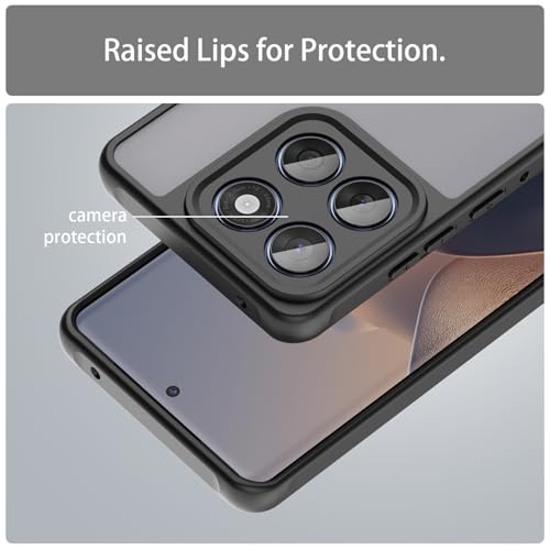 Coque Motorola Edge 60 Fusion antichoc noire pour modèle XT2503-4