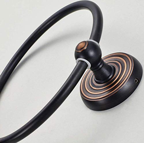 Anneau à serviette circulaire avec fixation murale robuste et durable - 5