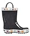 Joseph Allen Boy's Black Multi Sports Fashion Rain Boots Shoes