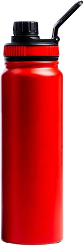 Garrafa De Água Térmica Garrafinha Em Aço Inox Antivazamento Com Infusor 750ml (Vermelho)