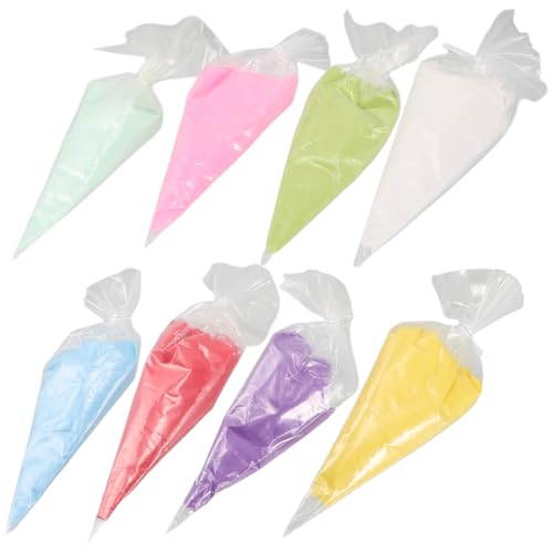 Arcilla de pegamento batido para fundas decoradas con 8 bolsas de 100g multicolores
