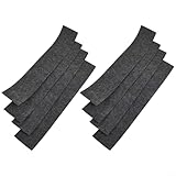 Eawfgtuw Filzmatte für Blumentöpfe – selbstschneidende Pflanzen-Wasseraufnahmematte für den Innen- und Außenbereich, 45 x 9 cm und 33 x 20 cm, 8 Stück, schwarz, kompatibel mit verschiedenen (8 Stück