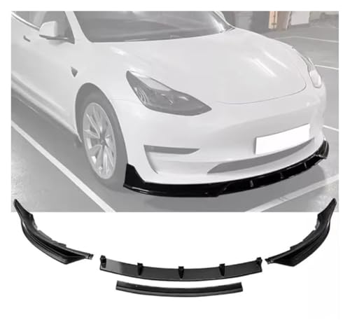 Kit diffuseur de pare-chocs avant Tesla Model 3 masquez et protégez des rayures - 4