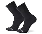 Smartwool Athletic Light Elite Crew 2-Pack Black MD (US Men's Shoe 6-8.5, Women's Shoe 7-9.5)