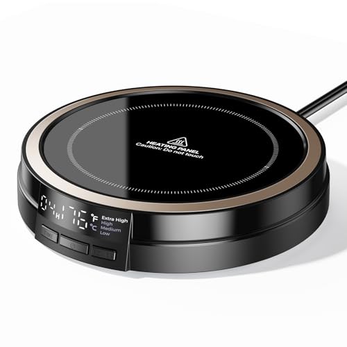 Coffee Mug Warmer for Desk, 50W Fast Heating Cup Warmer