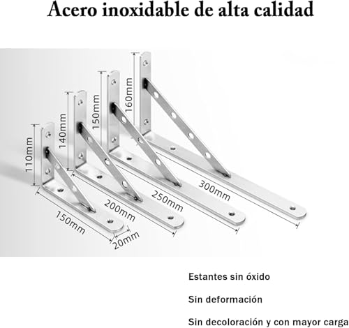 Ménsulas de acero inoxidable 2 Imagen adicional