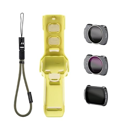 TILTA DJI Osmo Pocket 3�p�ی�g���x���P�[�X ���X�g�X�g���b�v�ACPL�t�B���^�[�A1/4�C���` �u���b�N�~�X�g�t�B���^�[�AND2-32�t�B���^�[�L�b�g�t�� - ���C���O���[�� TA-OP3-B-PTK-LG