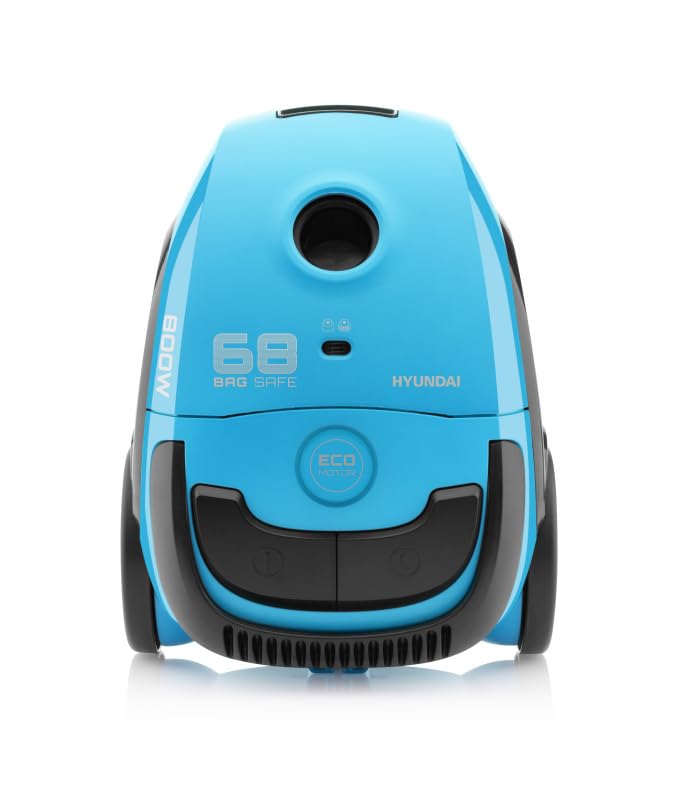 VC068LB odkurzacz z workiem, 800 W, silnik ECO, pojemność 2 l, niebieski