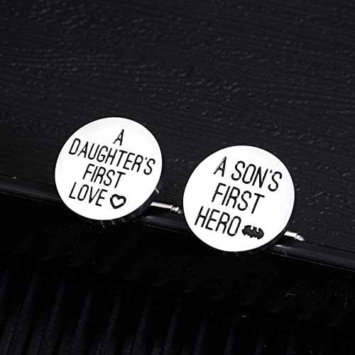 Fathers Day Gift For Dad From Daughter Son, Wedding Cufflinks Father Of The Bride Gifts From Bride Groom, Birthday Anniversary Valentines Day Gifts For Men Daddy Father Papa Stepdad Husband Grandpa #TOP2