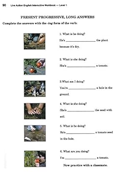 Paperback Live Action English Interactive WORKBOOK--Level 1 Book