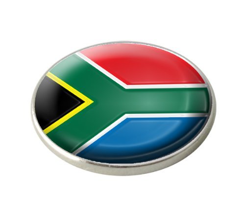 SOUTH AFRICA NATIONAL FLAG GOLF BALL MARKER.