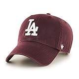 47, cappellino dei los angeles dodgers; colore: blu; logo ricamato bianco rot taglia unica