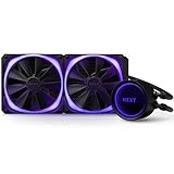 NZXT Kraken X63 280mm AIO RGB CPU Liquid Cooler - Rotating Infinity Mirror Design - Improved Pump - Aer RGB V2 120mm Radiator Fans (2 Included) - Image 2