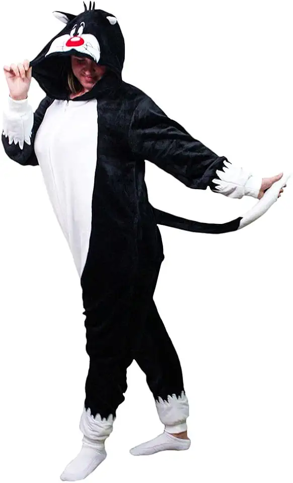 Pijama Macacão Kigurumi Frajola P