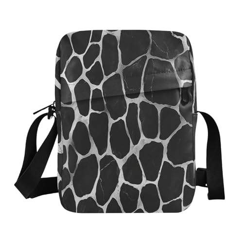 cute messenger bag mens crossbody bag Women's Purse Adjustable Strap for Outdoor Daily Outdoor Daily- Tortoise Shell Skin Texture