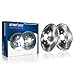 Detroit Axle - Rear Brake Kit for 2006-2015 Honda Civic, 2013-2015 ILX, 2006-2011 CSX Disc Brake Rotors and Ceramic Brakes Pads Replacement : 10.24