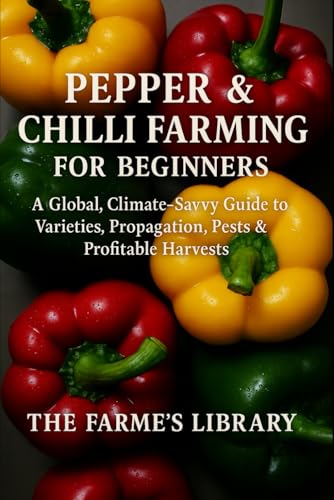 Pepper & Chilli Farming for Beginners: Grow and Profit with Sweet and Hot Peppers Worldwide: A Practical Guide to Varieties, Propagation, Pest Control, and Sustainable Year-Round Production