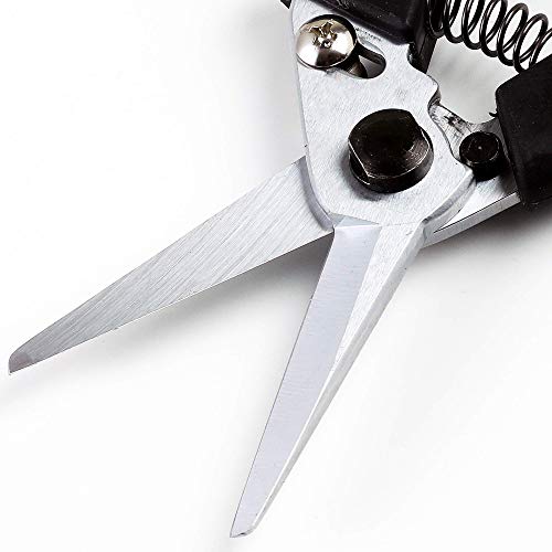 Wazakura Professional Japanese Pruning Shears 7.67inch(195mm) Made in Japan, Floral Trimming Scissors, Multipurpose Garden Hand Clipper with Safety Lock