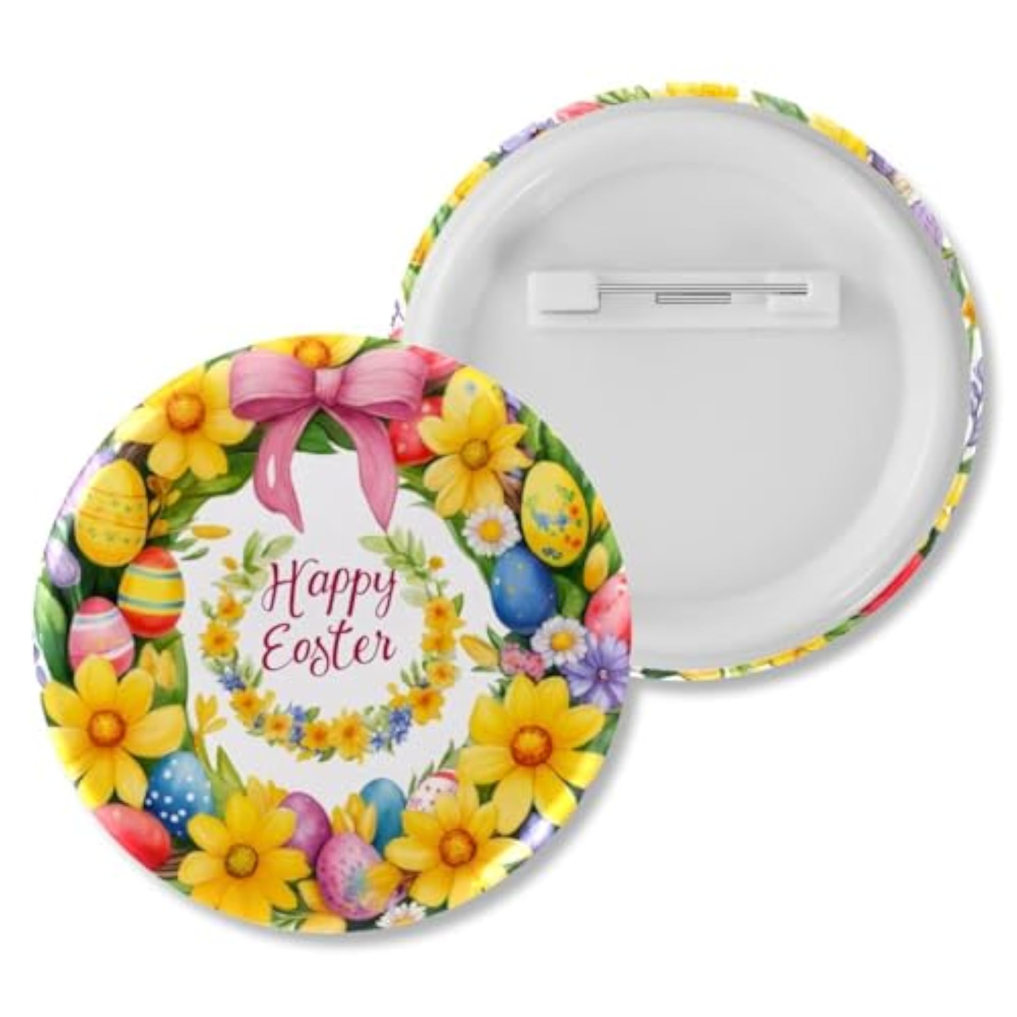 Kids' 6-Pack Long-Lasting Button Pins Brooches for Clothing