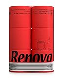 Papel Higiénico Rojo de Triple Capa 1x Paquete con 6 rollos 140 Servicios Por Rollo Ligeramente perfumado, suave y absorbente No destiñe en su uso habitual, testado dermatológicamente y ginecológicamente