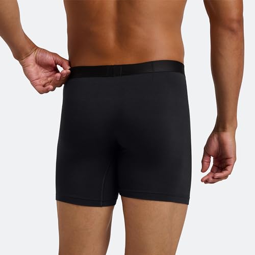 MeUndies – Men’s Boxer Briefs with Fly – 6” Inseam with Breathable and Comfortable Tencel Micro Modal Fabric – 3 Pack