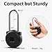 Fingerprint Padlock,Keylesslife Fingerprint Locker Lock,Biometric Long Shackle Smart Padlock Outdoor Waterproof Pad Lock for Locker Gym Fence Gate Toolbox Case Storage