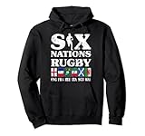 Rugby 6 Nationen England Frankreich Irland Italien Schottland Wales Pullover Hoodie