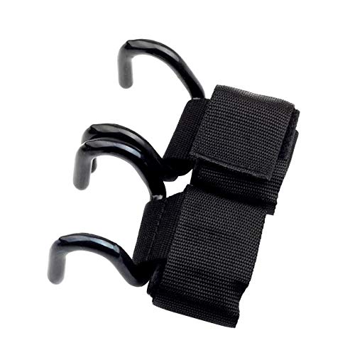 BJTYHT des Gants 2 pcs Poids Crochet de Levage Hommes Femmes entraînement Grips Gym Fitness Gants Straps Poignet Haltérophilie Haltère Crochets (Size : Medium Size) – vue 5