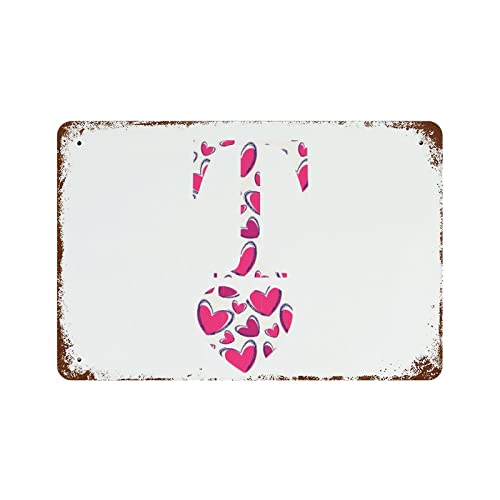 Panneau de Saint-Valentin en cœur 30x45 cm pour déco murale - 2