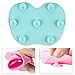 Ranphykx Silicon Makeup Brush Cleaning Mat Makeup Brush Cleaner Pad Cosmetic Brush Cleaning Mat Portable Washing Tool Scrubber with Suction Cup