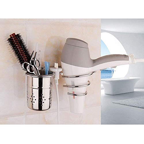 Porte-séchoir GZZ en acier inoxydable fini le lavabo encombré support mural stable