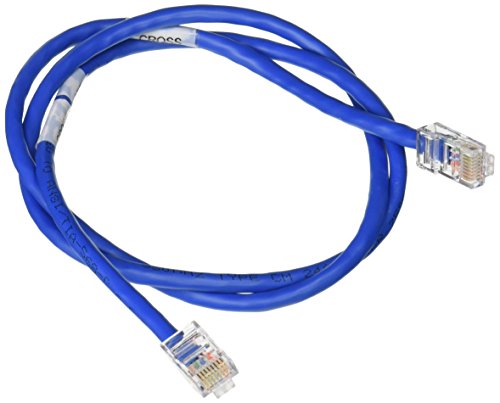 Image of C2G 24491 Cat5e Crossover Cable - Non-Booted Unshielded Network Crossover Patch Cable, Blue (3 Feet, 0.91 Meters)