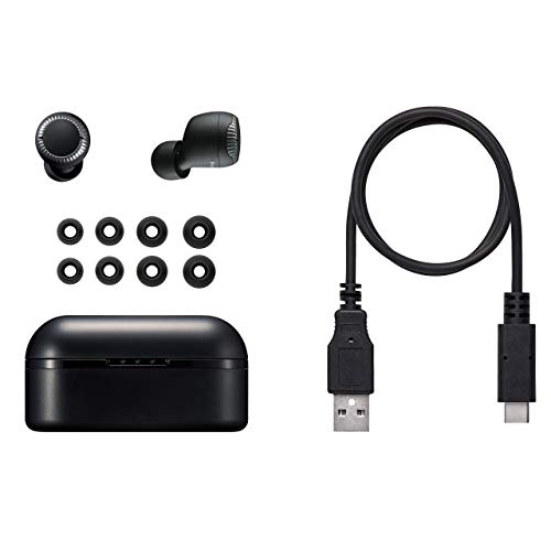 Panasonic RZ-S300WE-K True Wireless In-Ear Bluetooth Kopfhörer (Ultra Kompakt, Sprachsteuerung, kabellos, bis 30 h Akkulaufzeit) schwarz