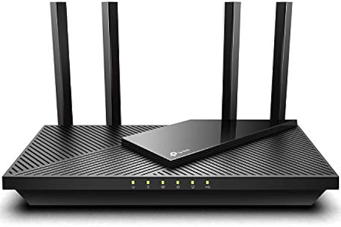TP-Link WiFi 6 路由器 AX1800 智能 WiFi 路由器 (Archer AX21) – 双频千兆路由器,适用于 Alexa - 人类设备认证