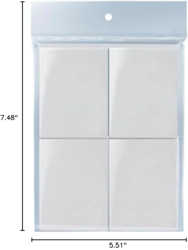 Vista 52 de Ultra PRO - Protector de cubierta estándar transparente PRO-Gloss de 500 unidades, protege y almacena tarjetas coleccionables, tarjetas deportivas