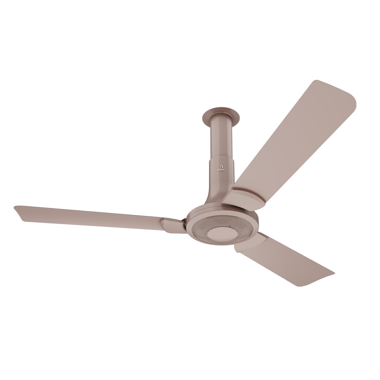 NNEX Glyde A40 1200 mm | BEE 2 Star Rated Premium Ceiling Fan | 20% Higher Air Thrust* | Airfluence™ Al Blades | Adjustable Downrod | 2-Yr Warranty | Blush (B0C3QXMPR5) Amazon Price History, Amazon Price Tracker
