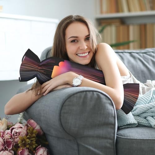 Almohada de espuma viscoelástica negra tamaño único miniatura 7