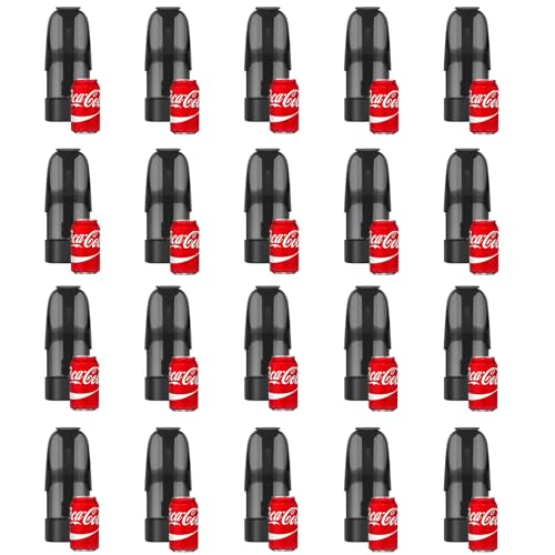 ECOCCO ドクターベイプ Model3専用 Dr.Vape Model3互換カートリッジ|日本製純正互換リキッド |本格的な炭酸感と甘酸っぱい風味|POD? ニコチン・タールフリー?? 電子タバコ VAPE 濃厚爆煙仕様 禁煙 (20個, コーラ)