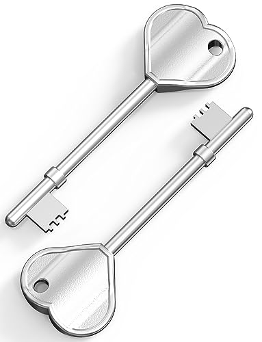 Upgraded Radar Key for UK Disabled Toilet 2Pcs, Mellbree Zinc Alloy Toilet Key for UK Disabled Toilets