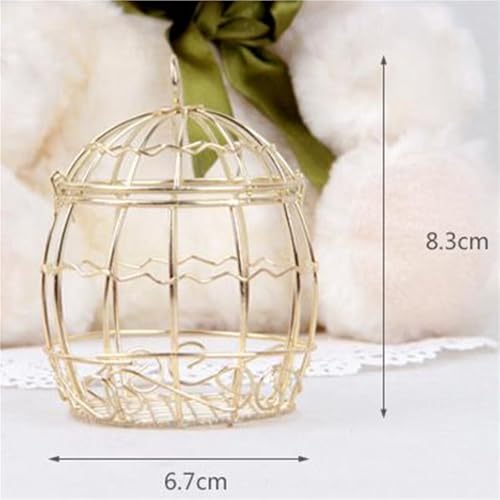 Mini cage à oiseaux rétro boîte cadeaux pour invités anniversaire