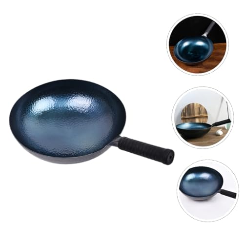 Wok de hierro tradicional martillado SECFOU 48 cm miniatura 4