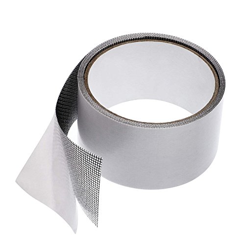 Preisvergleich Produktbild Finebuying Bildschirmfenster Reparaturband Fliegengitter Insekt Moskitonetz Repellent Repair Tape Wasserdichtes Moskitonetz Reparaturband für Fliegengitter Fenster Fliegengitter Vorhangband (Grau)